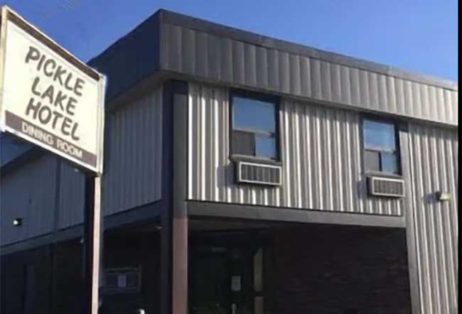 Pickle Lake hotel